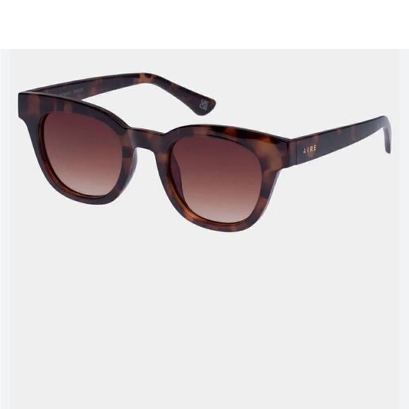NWT AIRE Tortoiseshell D-Frame 50mm Dorado D-Frame Sunglasses - Picture 6 of 8